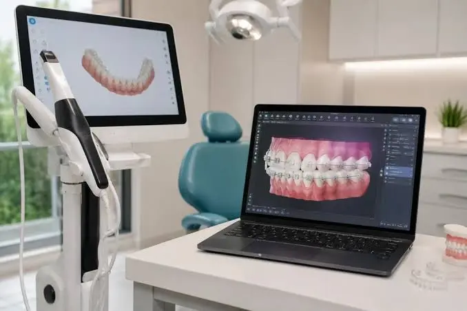 Ortodoncia invisible Vecindario con alineadores transparentes y escaner 3D